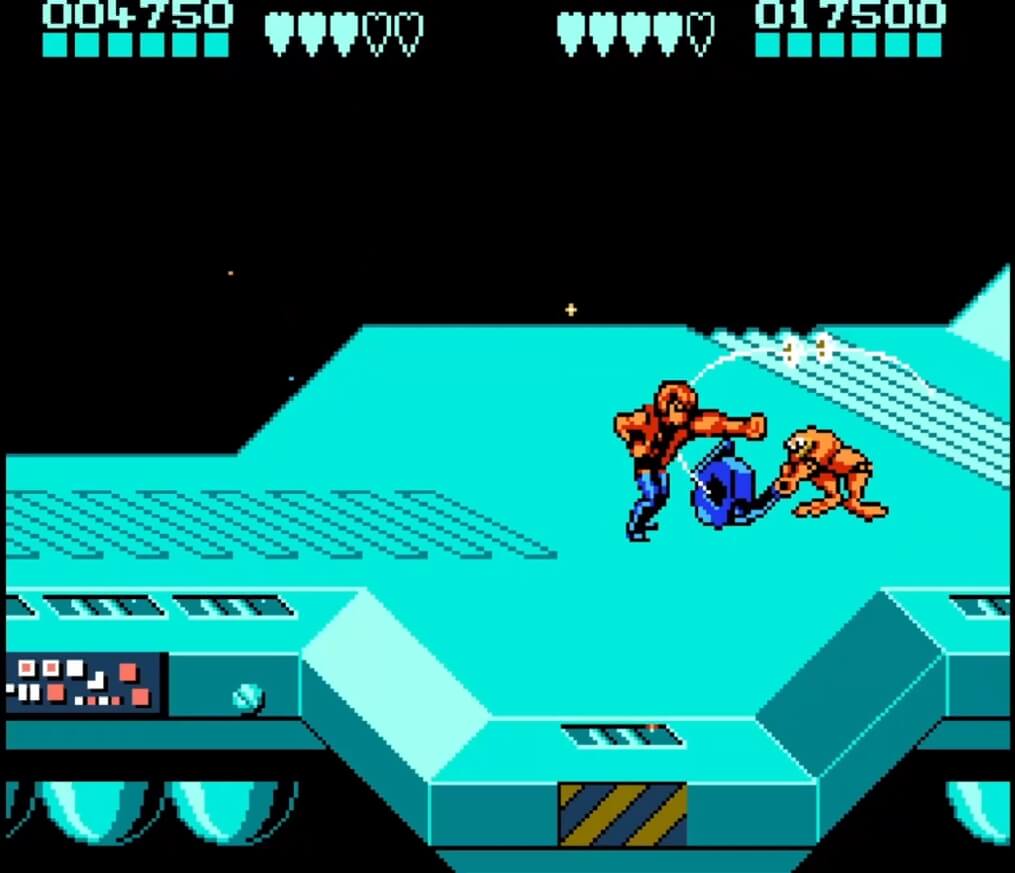 Battletoads & Double Dragon - геймплей игры Dendy\NES